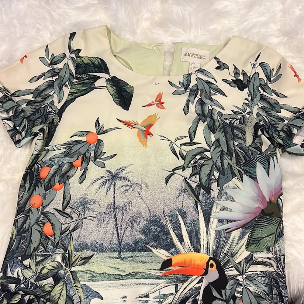 NWT Beautiful H&M Tropical Dress